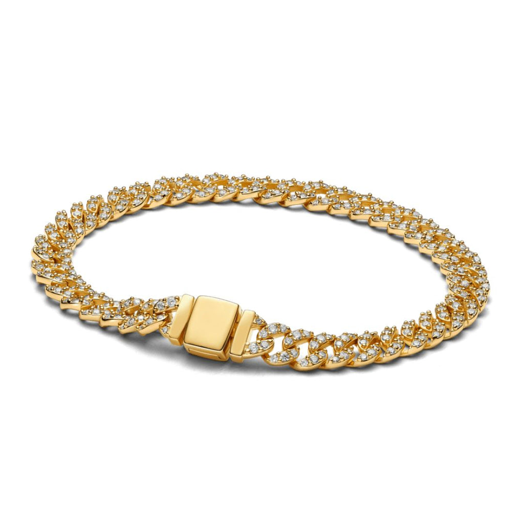 Pulseira Cubana Pavê | Ouro