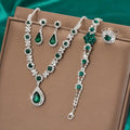 Conjunto de Joias Adriana Lysandre | Ouro Branco