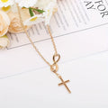 Colar com Pingente Cruz Eterna | Ouro