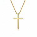 Colar Cruz Bezel | Ouro