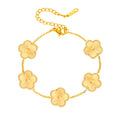 Pulseira com Pingentes Florielle Bloom | Ouro