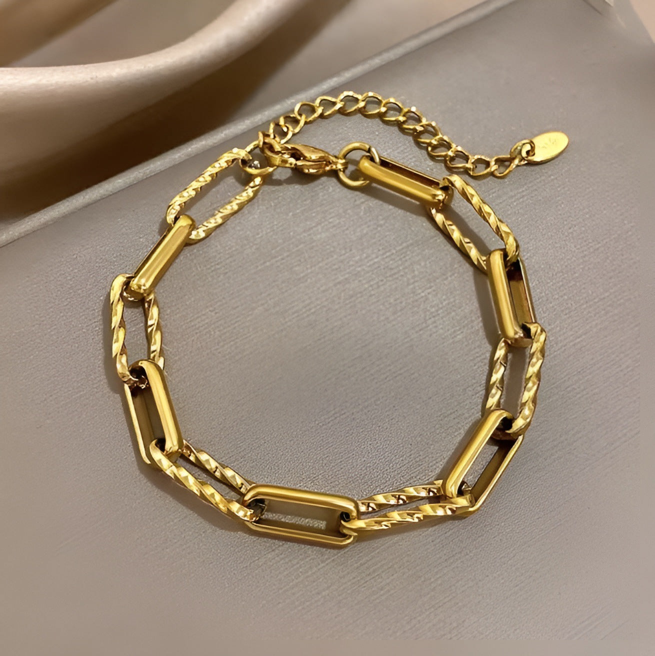 Pulseira Lorielle de Elos Grossos | Ouro