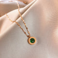 Colar Dial de Esmeralda | Ouro