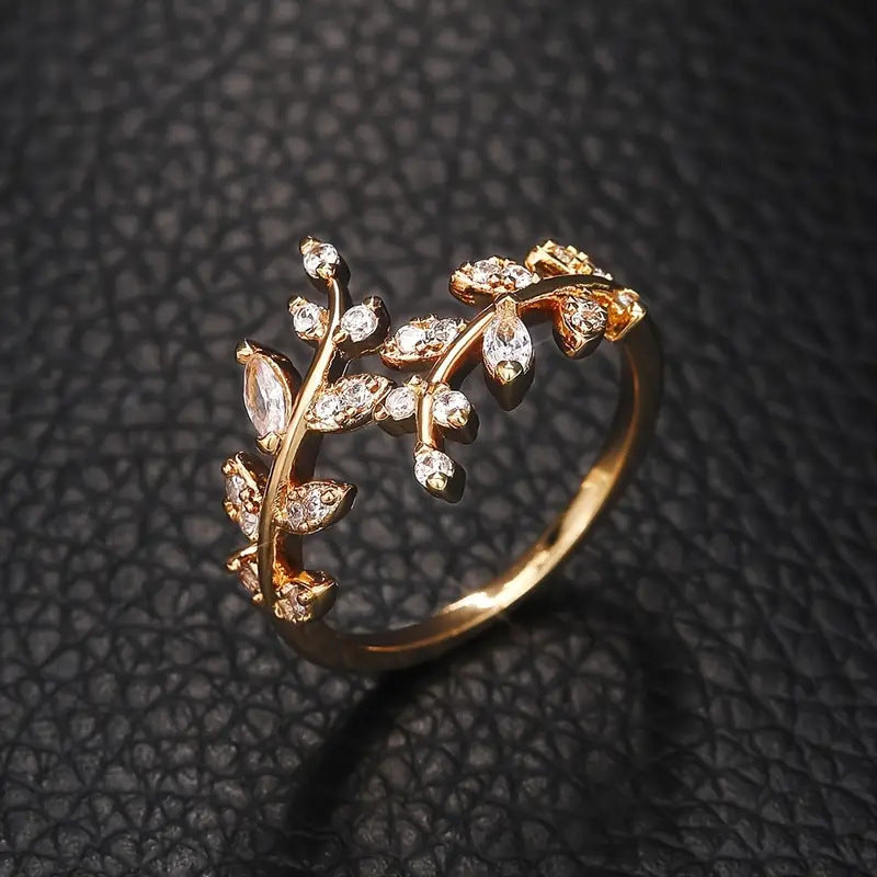 Anel Vinha Elegante | Ouro