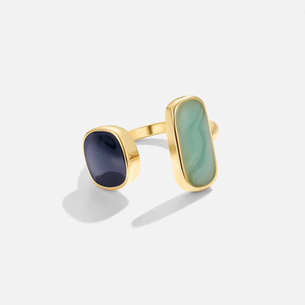 Anel Envolvente Duplo Kaelis | Ouro