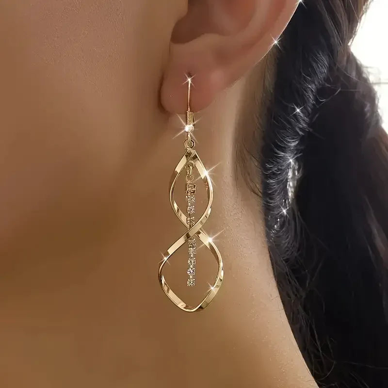 Brincos Espiral Raio de Sol | Ouro